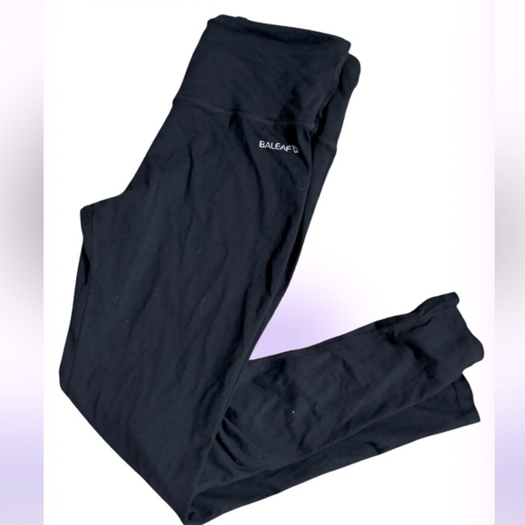 Baleaf Black High Waisted Yoga Leggings XL - Picture 7 of 7